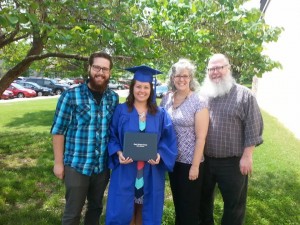 Erika's graduation