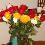Dining room roses
