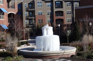 Frozen fountain